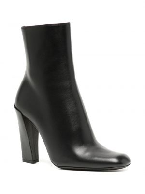 Ankle boots skórzane Victoria Beckham czarne