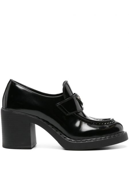 Δερμάτινα loafers Prada Pre-owned μαύρο
