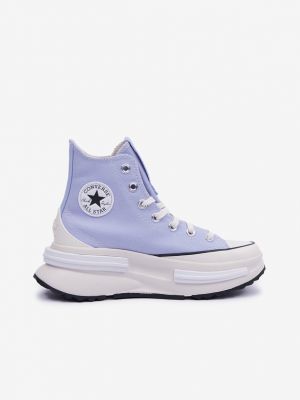 Csillag mintás sneakers Converse lila