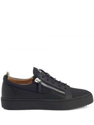 Læder sneakers Giuseppe Zanotti sort