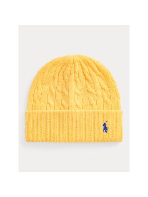 Čepice Polo Ralph Lauren žlutý