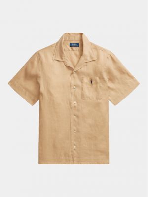 Camicia Polo Ralph Lauren beige