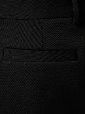 Vlnené nohavice Represent čierna