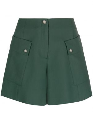 Shorts à boutons Maje vert