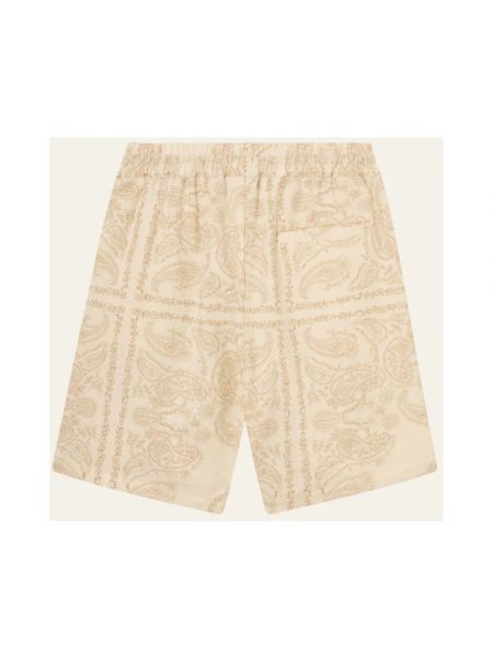 Pantalones cortos con estampado con estampado de cachemira Les Deux beige