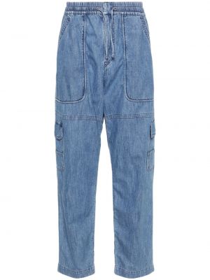 Pantalon droit Marant bleu