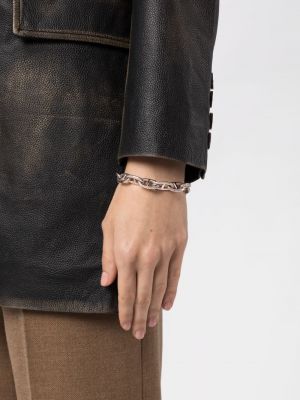 Bracelet Hermès argenté