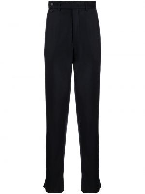 Pantalones de cintura alta Emporio Armani negro