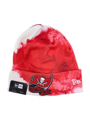 Dzianinowa czapka New Era czerwona