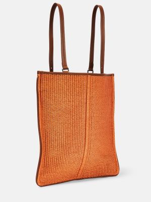 Nákupná taška Max Mara oranžová