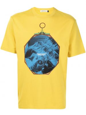 T-krekls ar apdruku Undercover dzeltens