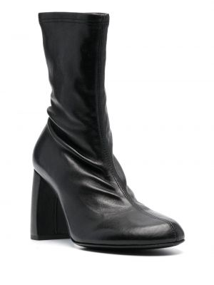 Ankle boots skórzane Ann Demeulemeester czarne