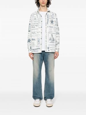 Hemd aus baumwoll mit print Ralph Lauren Rrl