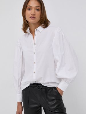 Памучна риза Morgan бяло