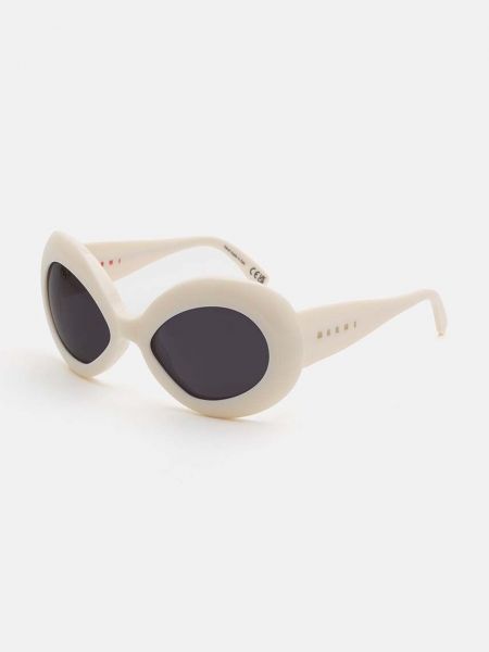 Okulary przeciwsłoneczne Marni beżowe