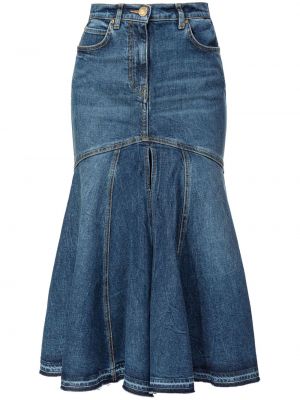 Džínsová sukňa Pinko modrá