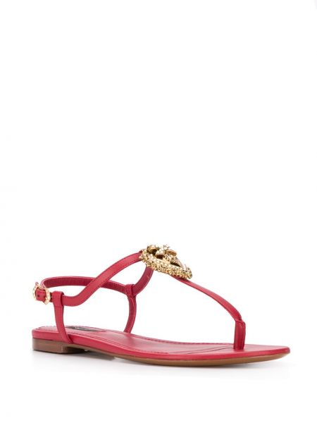 Sandales Dolce & Gabbana rouge