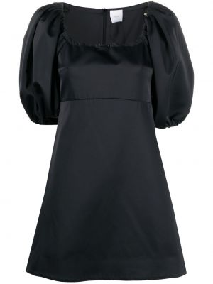 Mini haljina s balon rukavima Patou crna