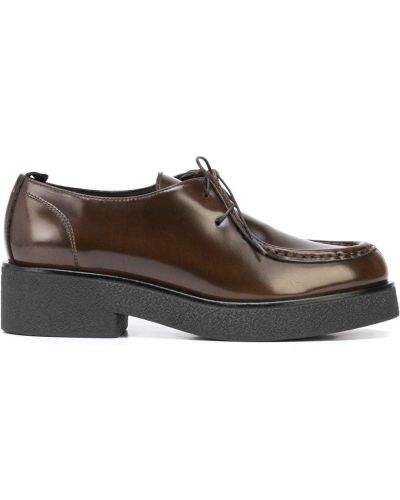 Skinn loafers Koio brun