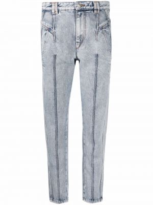 Distressed skinny jeans Marant Etoile blau