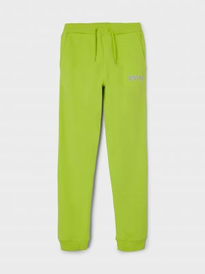 Teplákové nohavice Name It - zelená