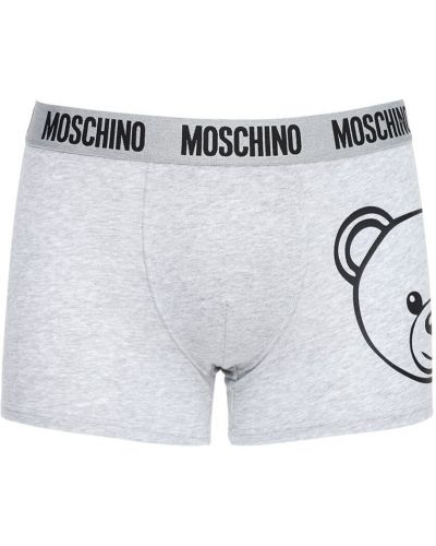 Хлопковые брифы с медведем Moschino Underwear