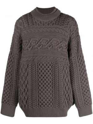 Chunky пуловер Robyn Lynch сиво