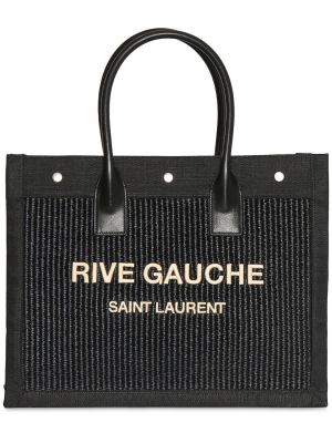 Geantă shopper Saint Laurent negru