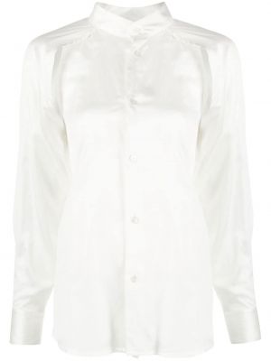 Риза с копчета Issey Miyake бяло