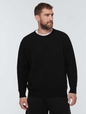 Кашмирен пуловер Les Tien черно