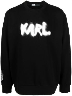 Пуловер с принт Karl Lagerfeld