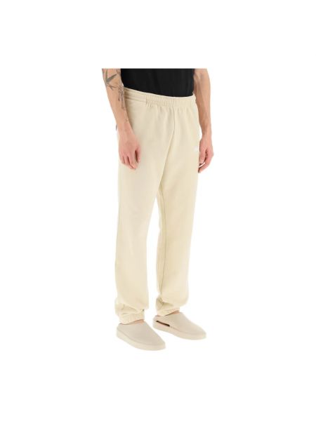 Pantalones de chándal de tejido fleece con estampado Jacquemus beige