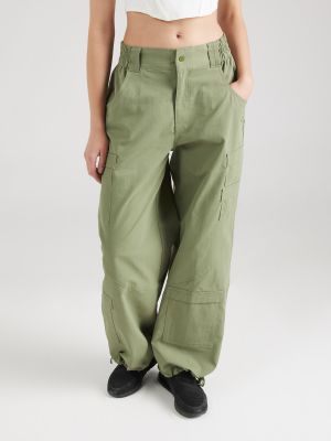 „cargo“ stiliaus kelnės Jordan žalia