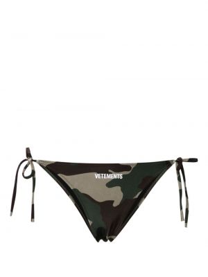 Bikini mit print mit camouflage-print Vetements