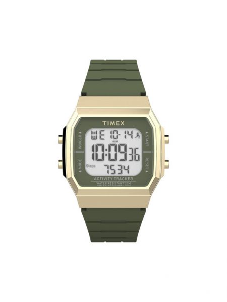 Digitální hodinky Timex zelené