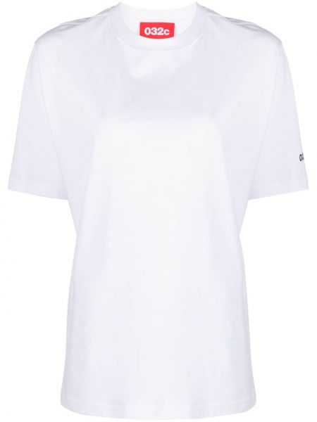 T-shirt di cotone 032c bianco