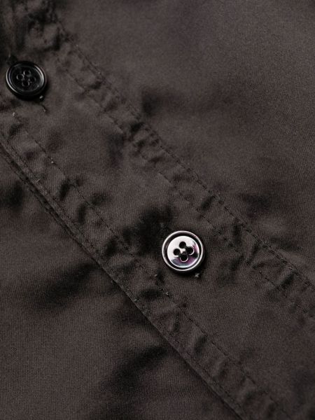 Hedvábná košile s knoflíky Tom Ford černá