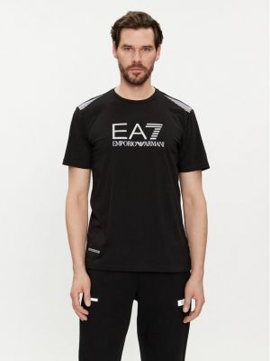 Marškinėliai Ea7 Emporio Armani juoda