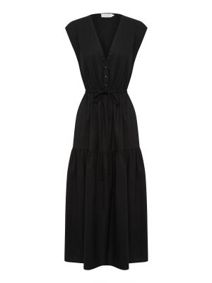 Φόρεμα Tussah μαύρο