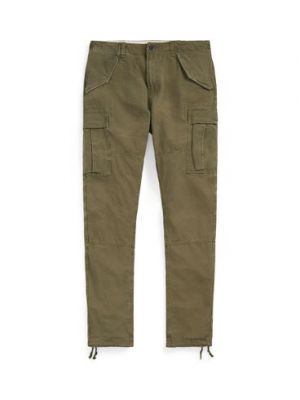 Pantaloni cargo slim fit di cotone Polo Ralph Lauren verde