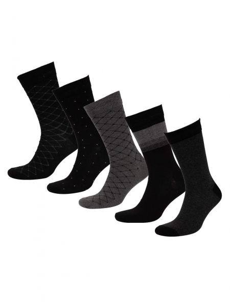 Pruhované bavlněné ponožky Defacto