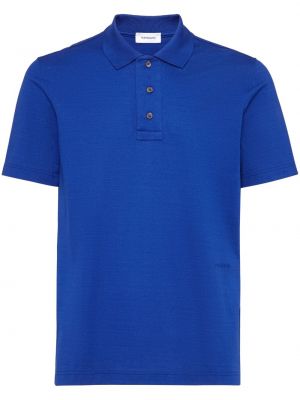 T-shirt mit stickerei Ferragamo blau