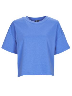 T-shirt baggy Pieces blu