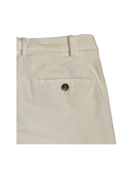 Pantalones chinos de pana Lardini blanco