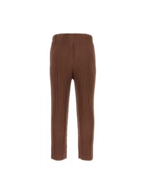 Pantalones rectos Issey Miyake marrón