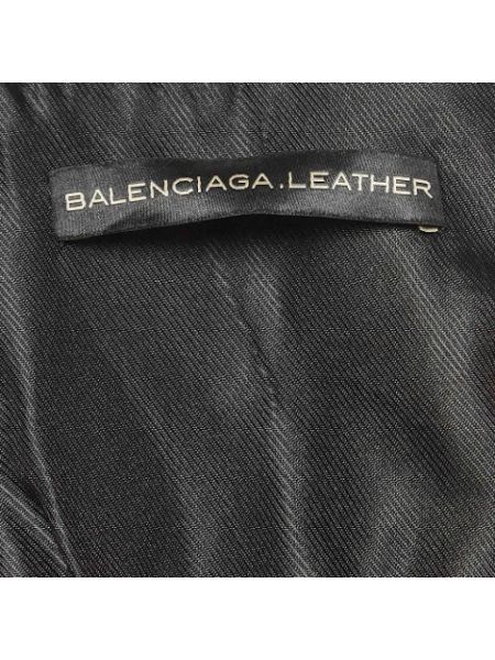 Chaqueta de cuero Balenciaga Vintage negro