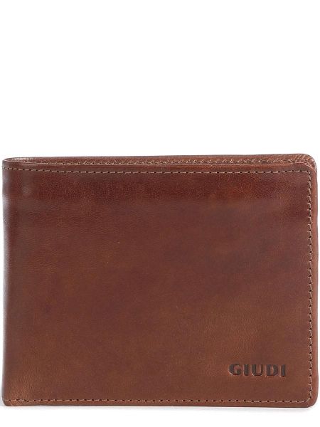 Кожаный кошелек Giudi коричневый