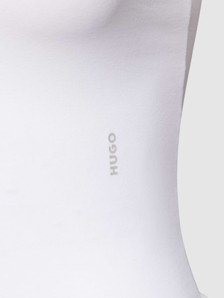 Top w jednolitym kolorze Hugo biały