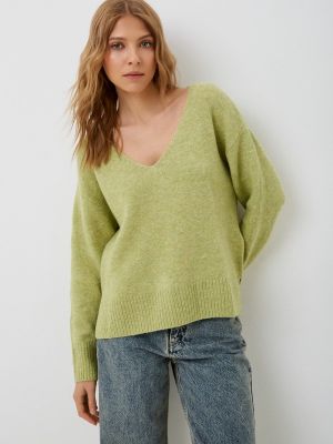 Пуловер Tom Tailor зеленый