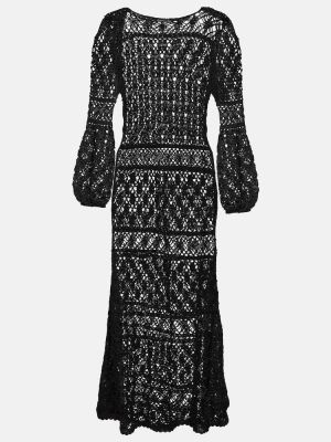 Dlouhé šaty Anna Kosturova černé